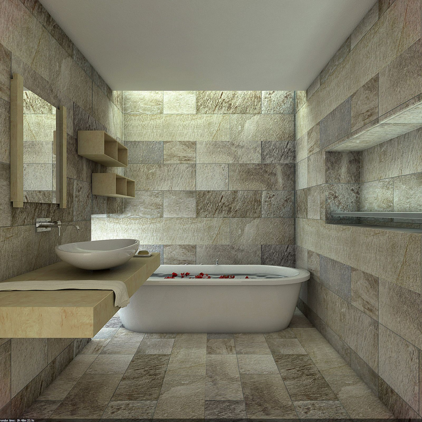 Impressive + Natural Bathroom Tile Ideas For Your Bathroom