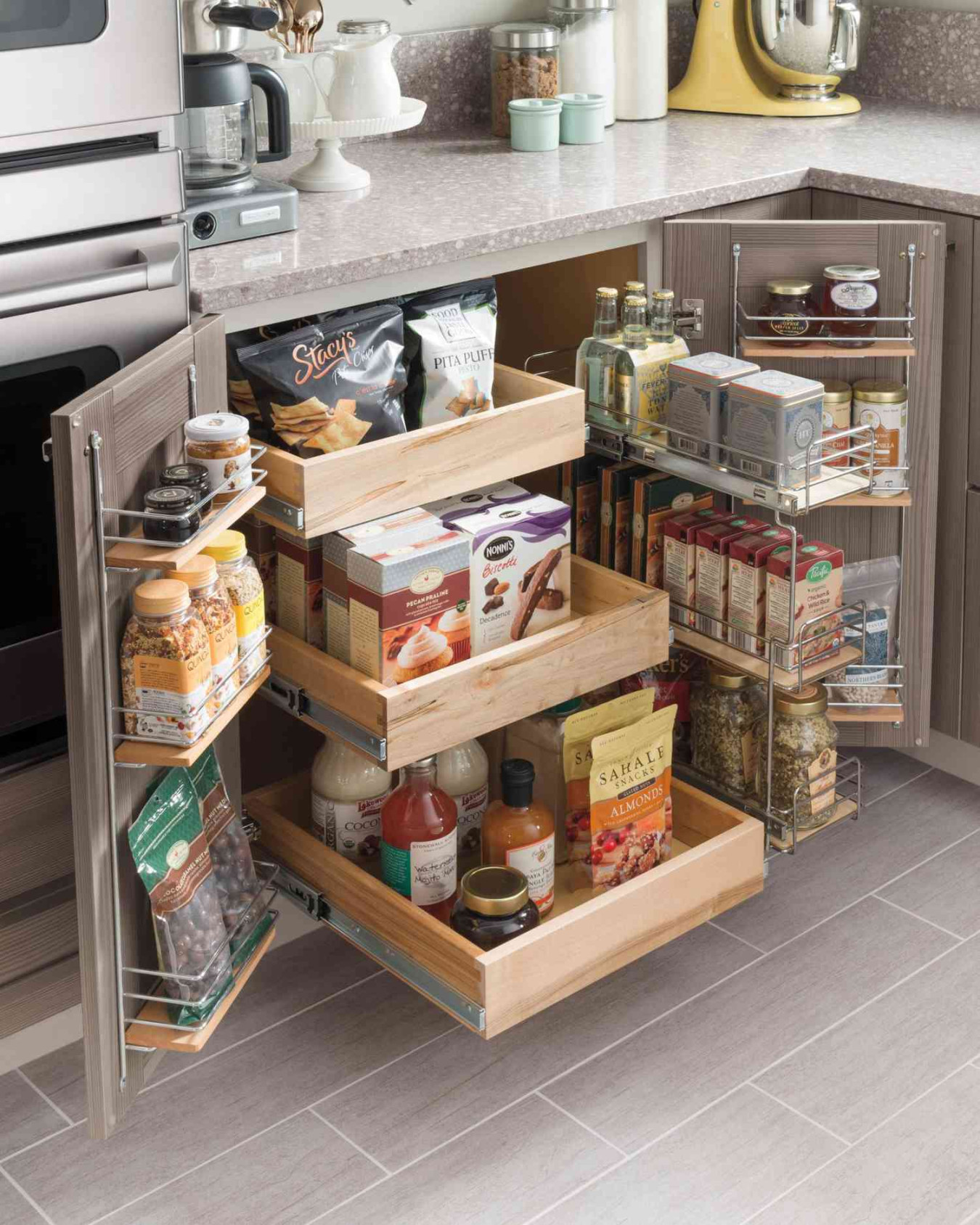Organize Your Kitchen: Clever Cabinet Storage Solutions