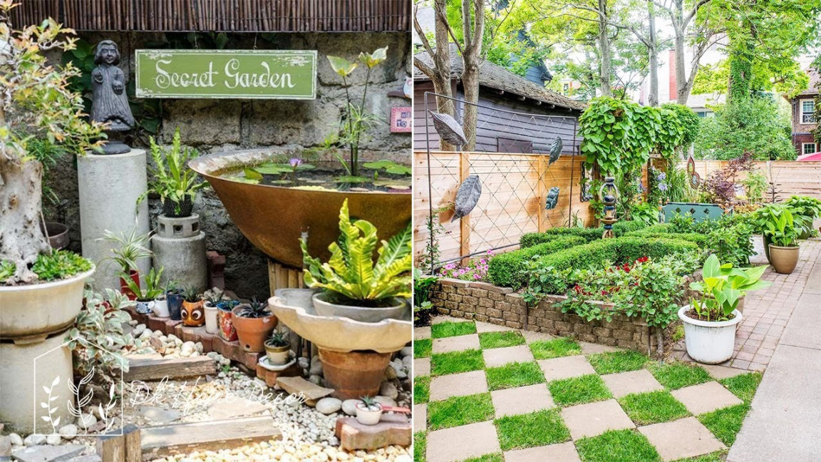Very Small Garden Ideas On A Budget - Small Back Garden Ideas - Small  Courtyard